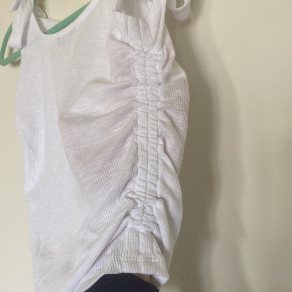 Rouched Tie Shoulder Tank Top - Picture 3 of 3